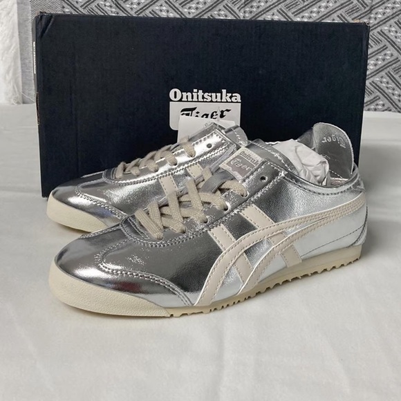 Onitsuka Tiger by Asics Shoes - Asics Onitsuka Tiger Mexico 66 Silver Off White